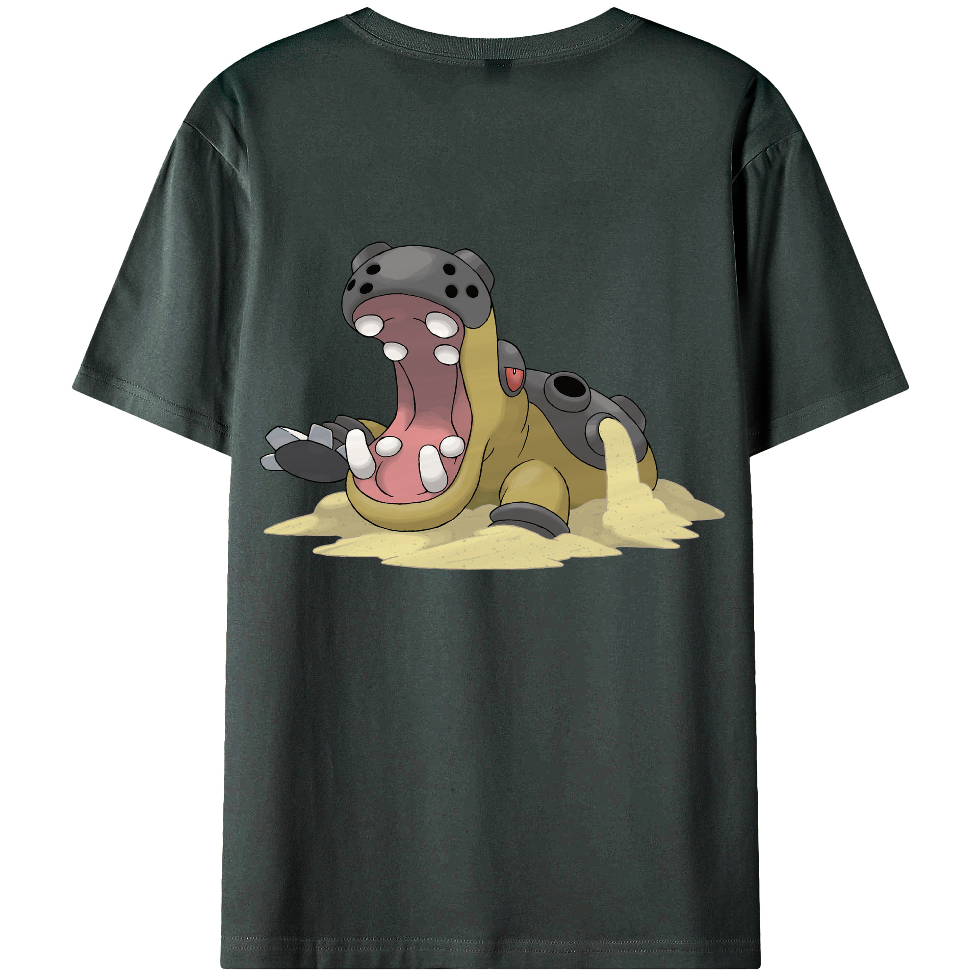 （画像用） ポケットモンスター Pokémon 綿100％ メンズ半袖Tシャツ（バックプリント） 通気性